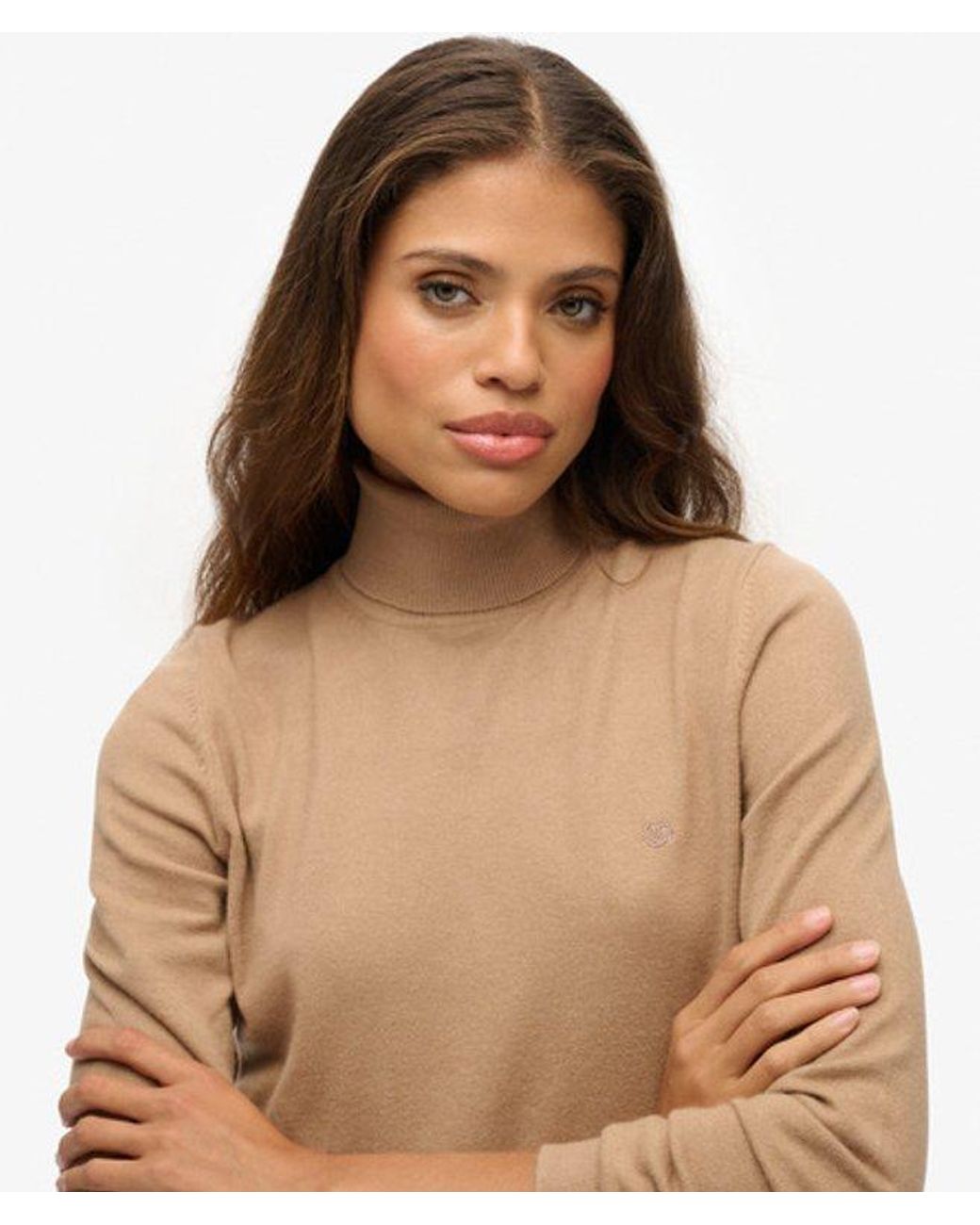 Superdry Blue & Co Classic Turtle Neck Jumper