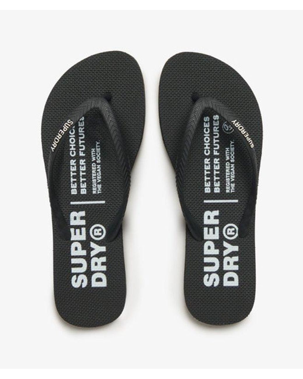 Superdry Black & Co Studios Flip Flops