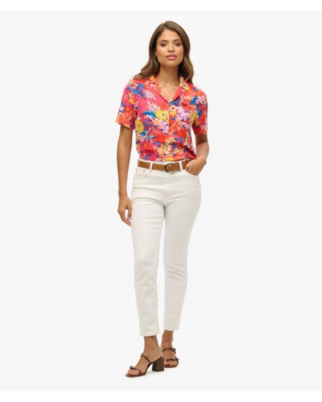Superdry Red & Co Beach Resort Shirt