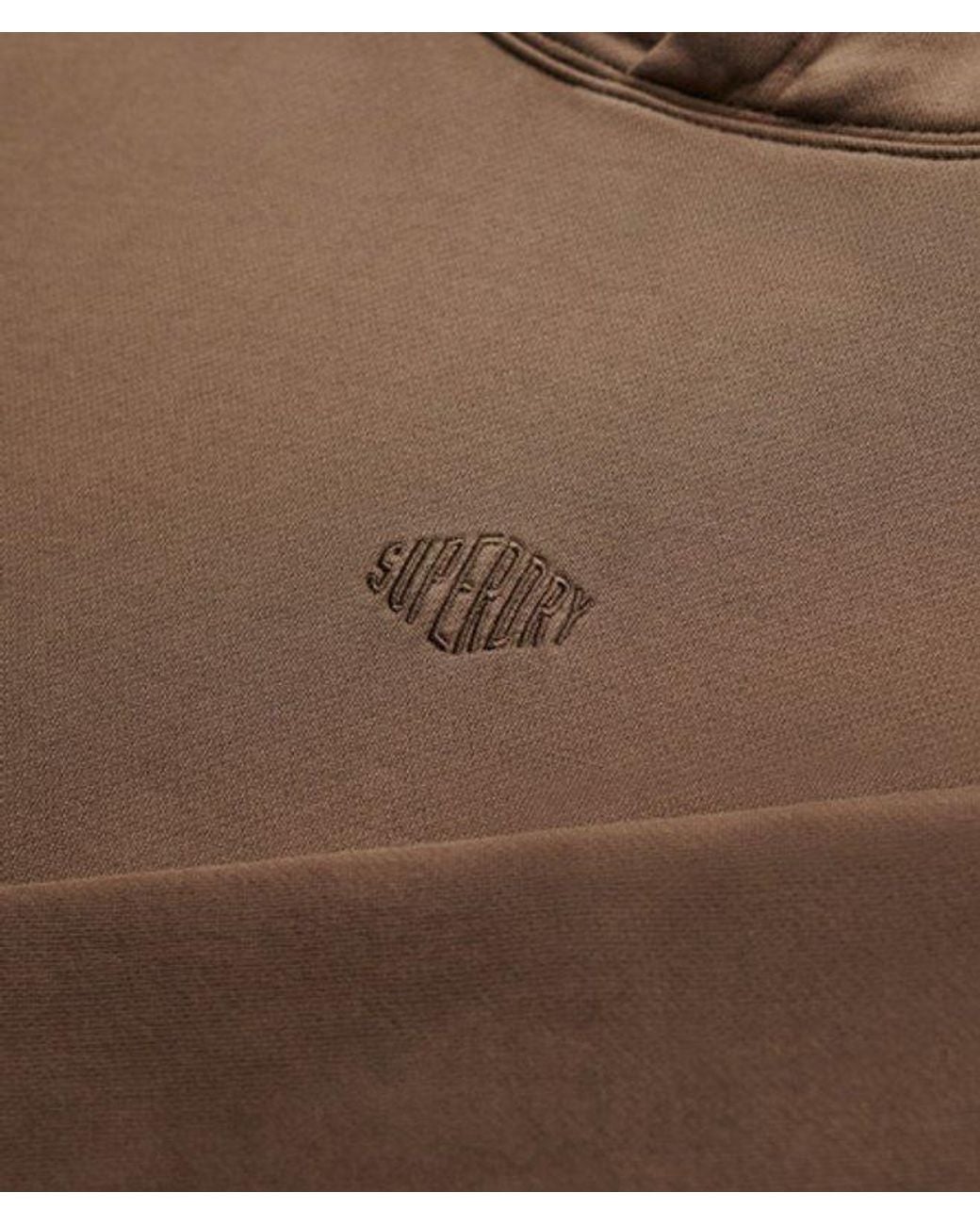 Superdry Hoodie Met Micrologo in het Brown voor heren