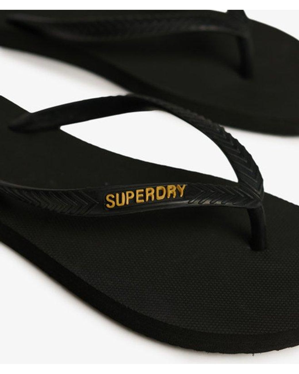 Superdry Black & Co Core Essential Flip Flops