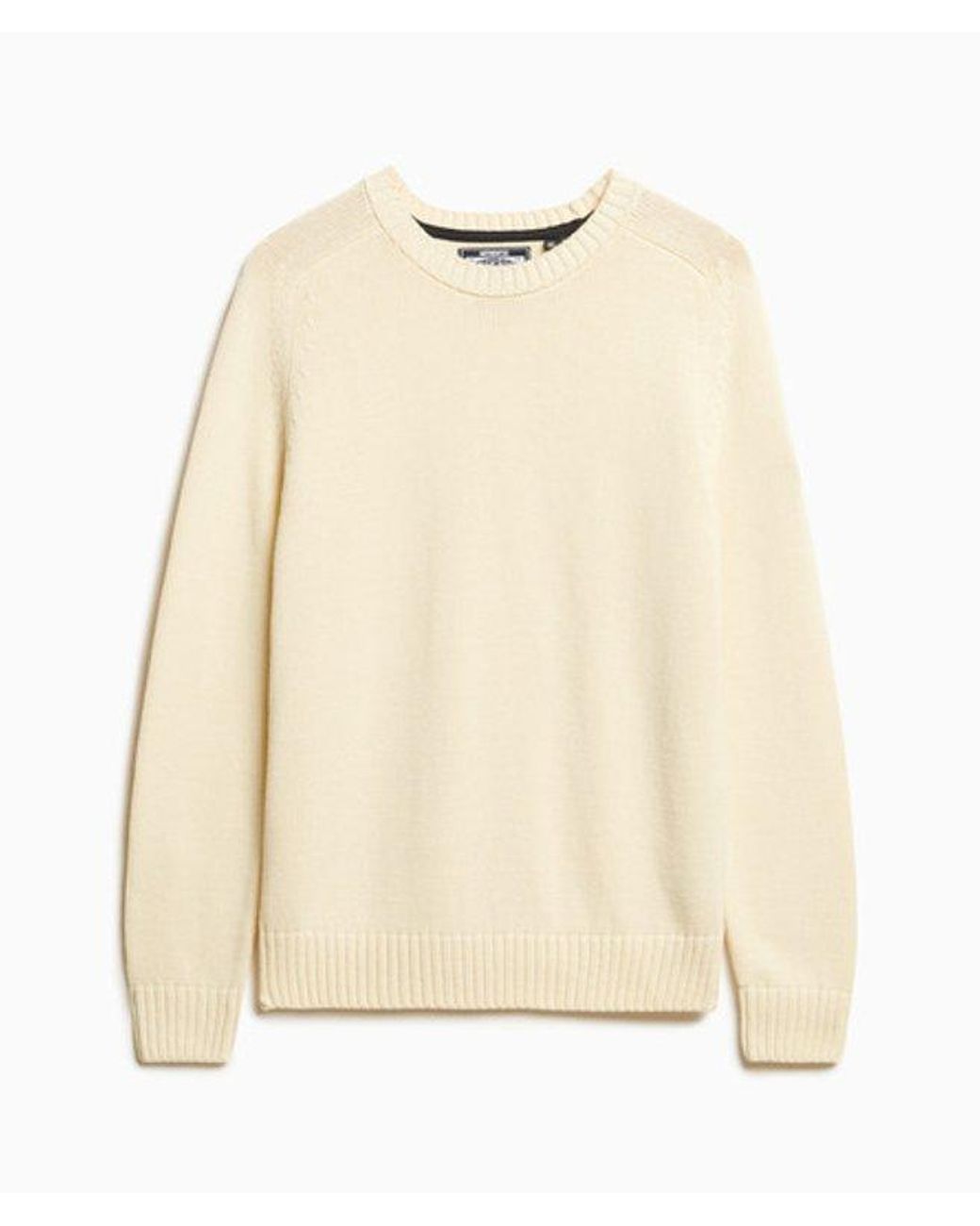 Superdry Blue & Co Knitted Slouchy Crew Neck Sweatshirt