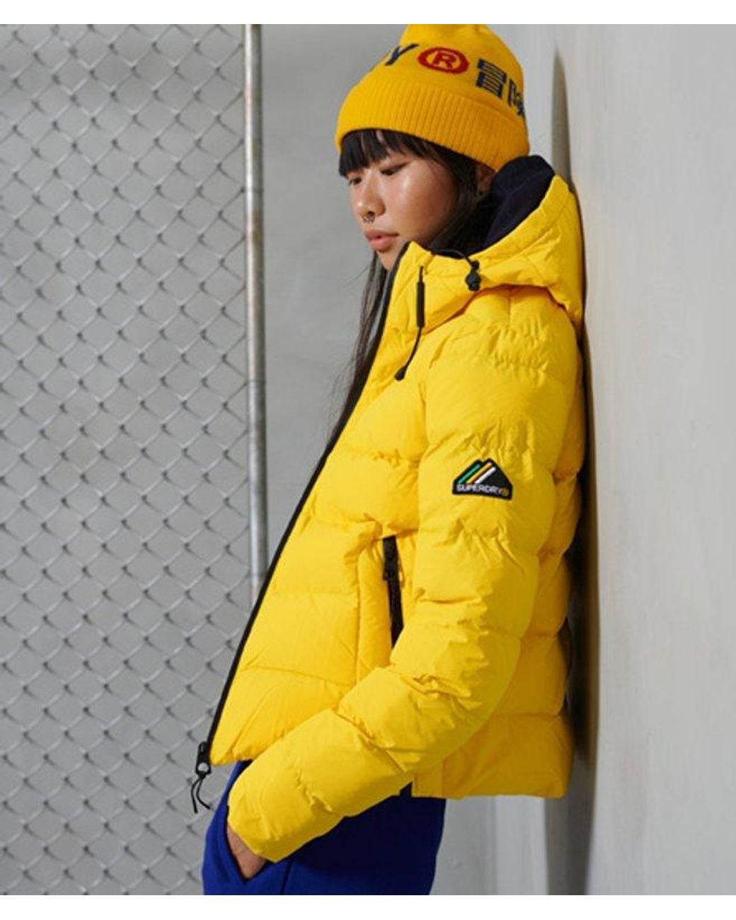 Superdry Yellow Spirit Sports Puffer