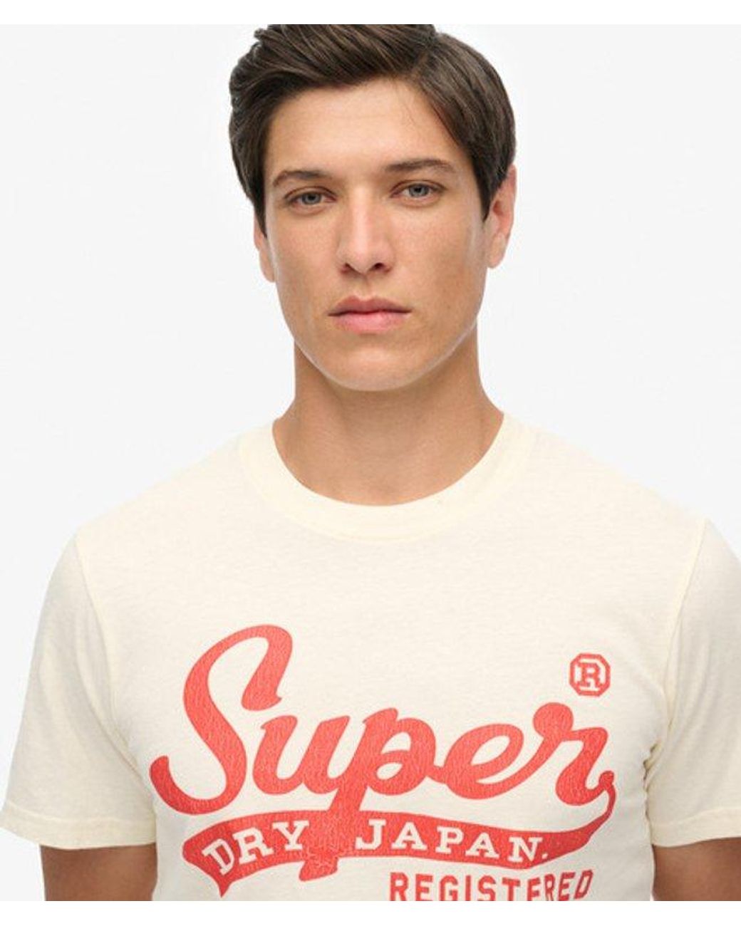 Superdry Red & Co Standard Script T-shirt for men