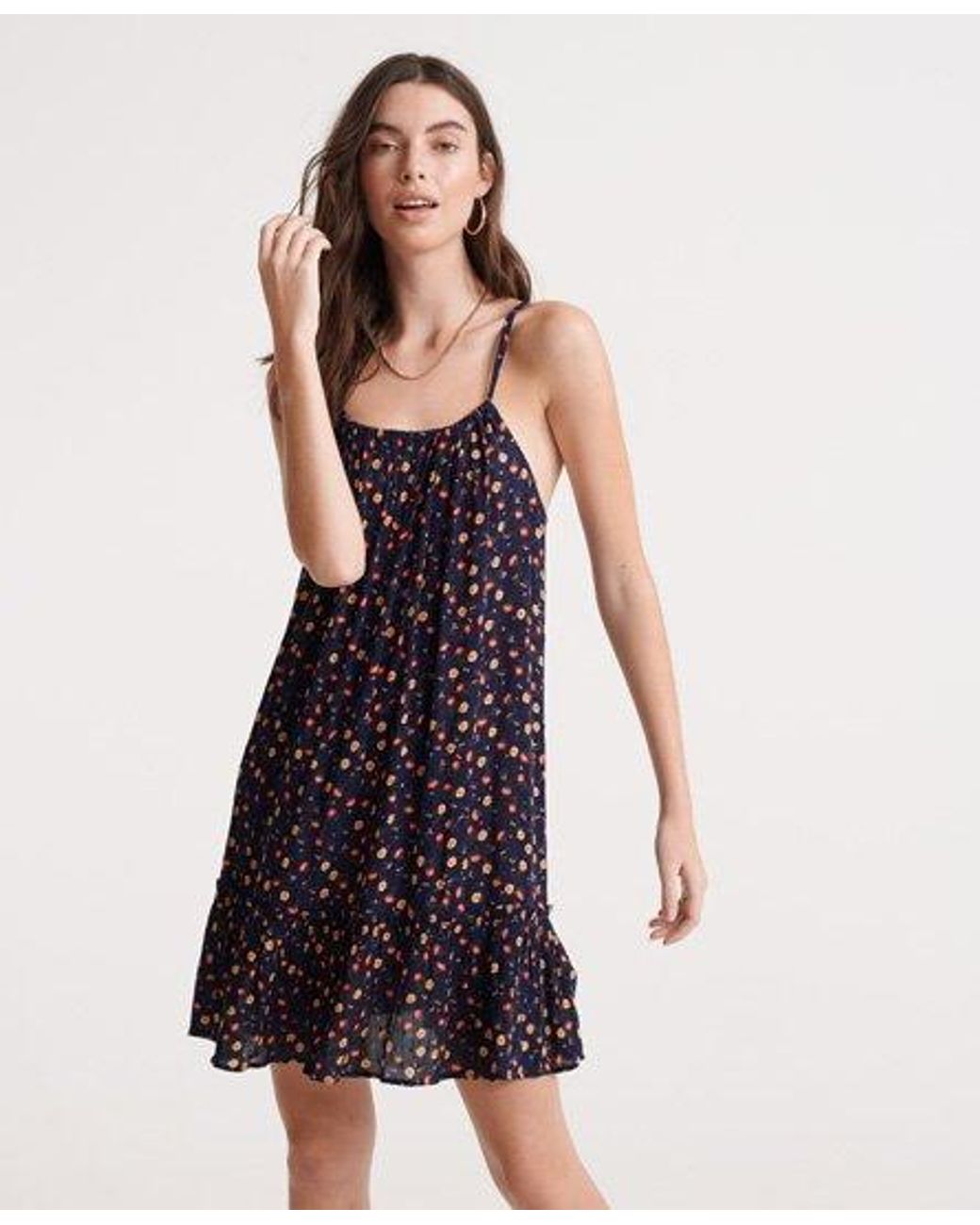 superdry polka dot dress