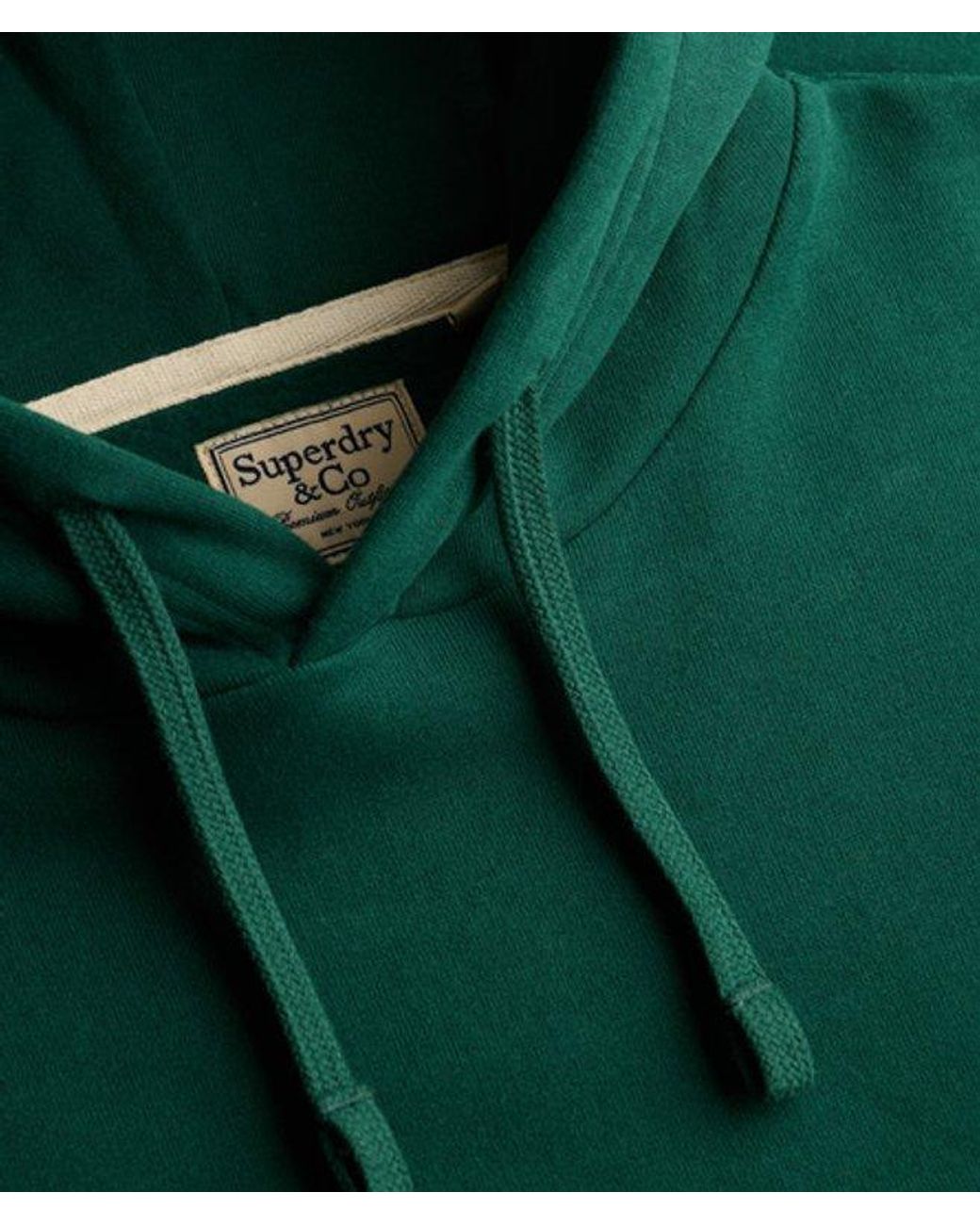 Superdry Green & Co Essential Logo Hoodie for men