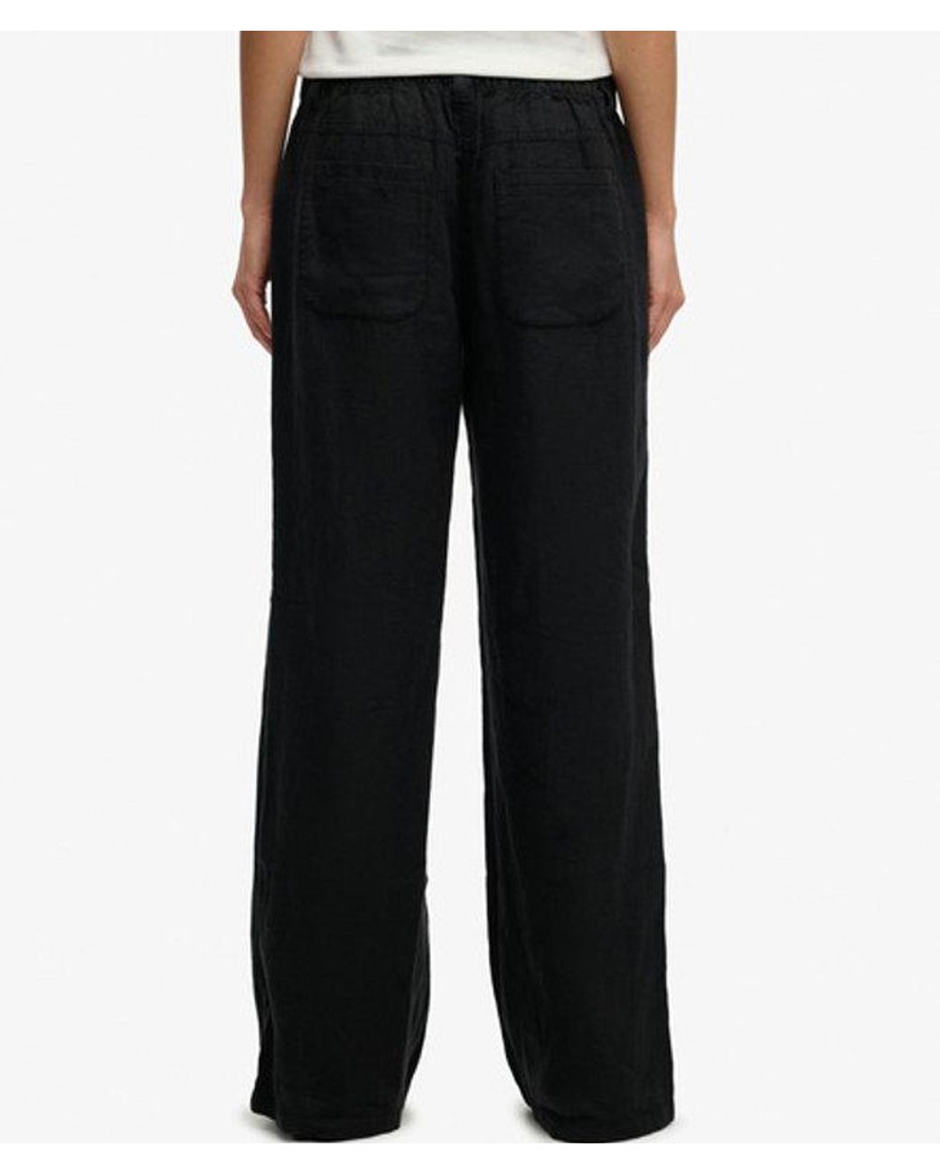 Superdry White & Co Linen Low Rise Pants
