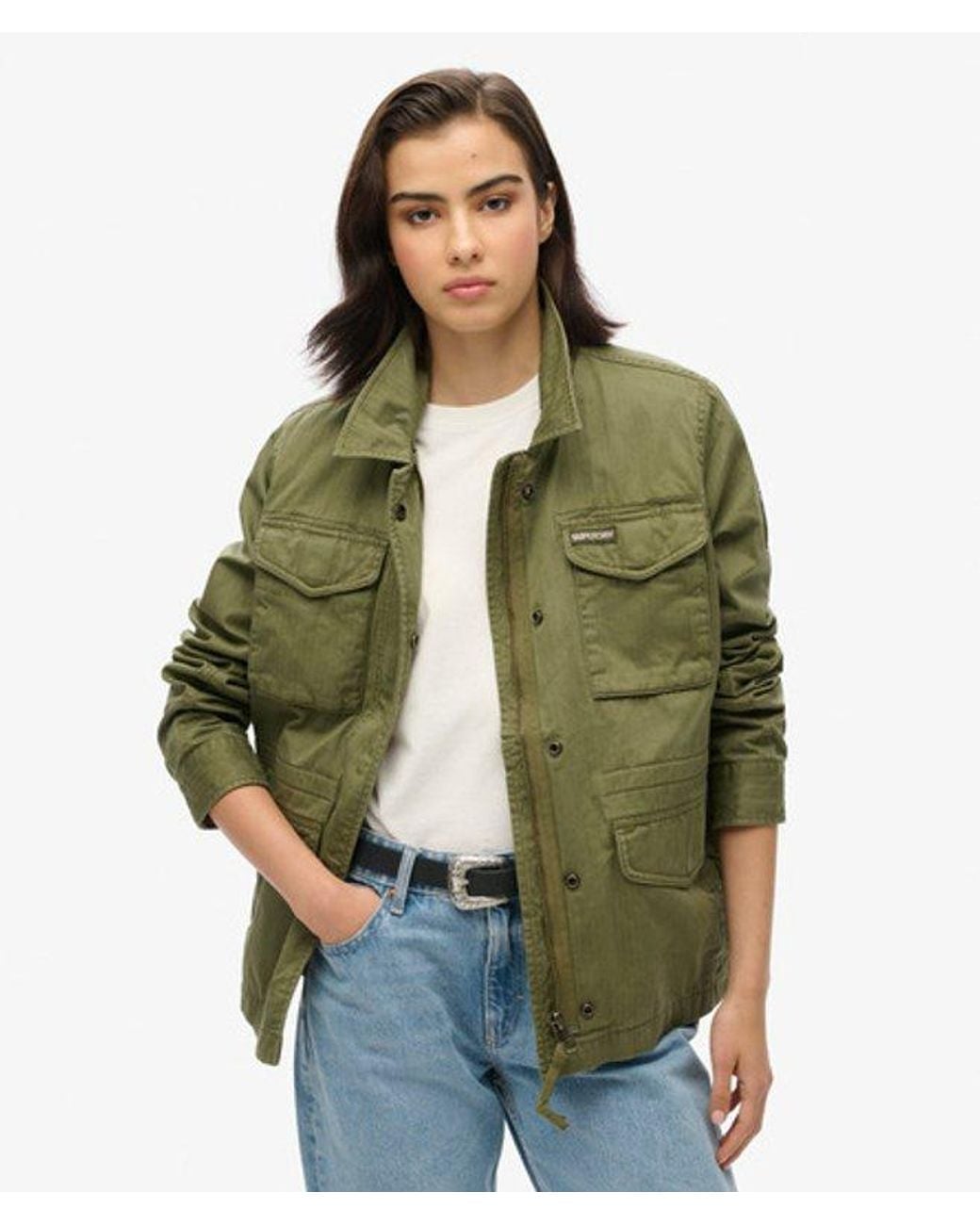 Superdry Green & Co Classic Military M65 Lined Jacket