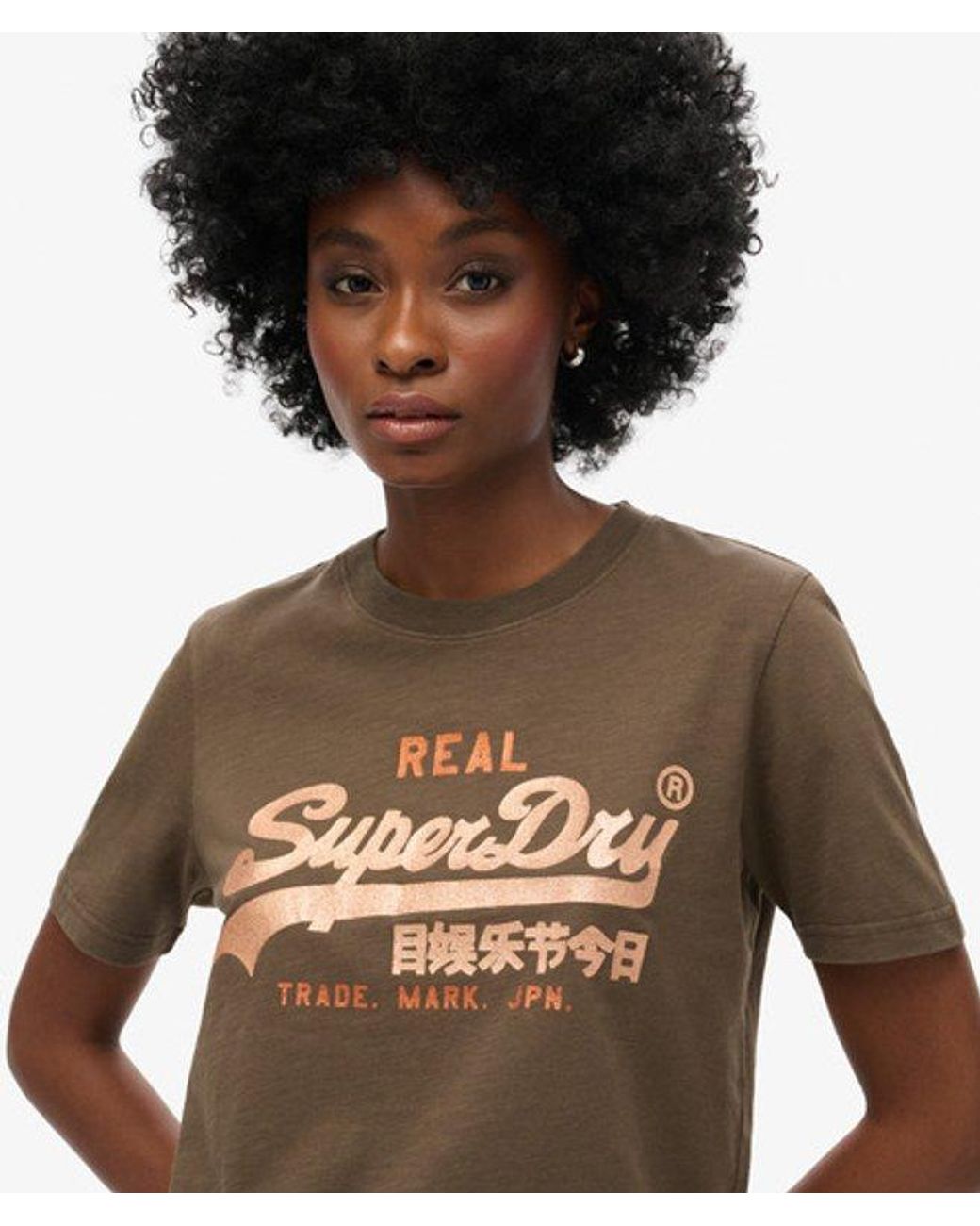 Superdry Black & Co Embellished Vl Graphic T Shirt