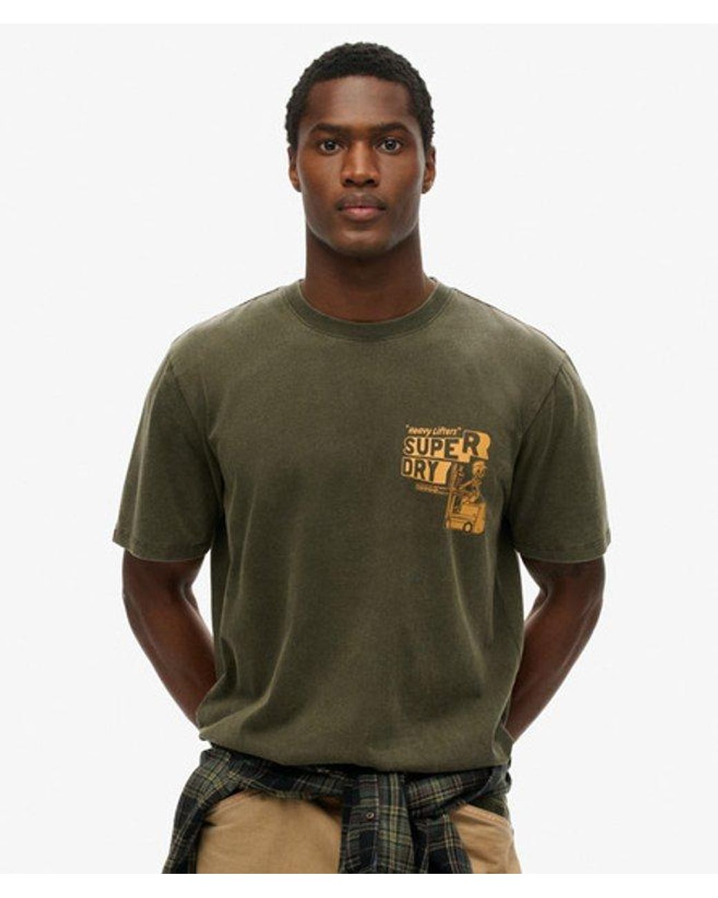Superdry Green & Co Trade Tools Loose T-shirt for men
