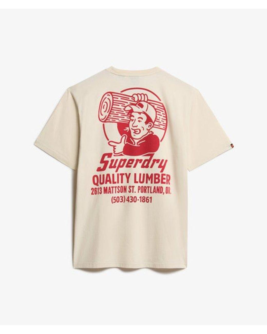 Superdry White & Co Trade Tools Loose T-shirt for men