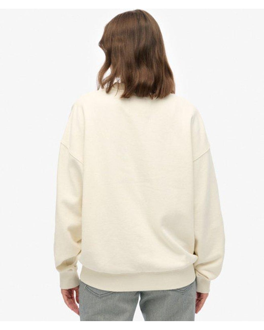 Superdry White & Co Tokyo Narrative Oversized Sweatshirt