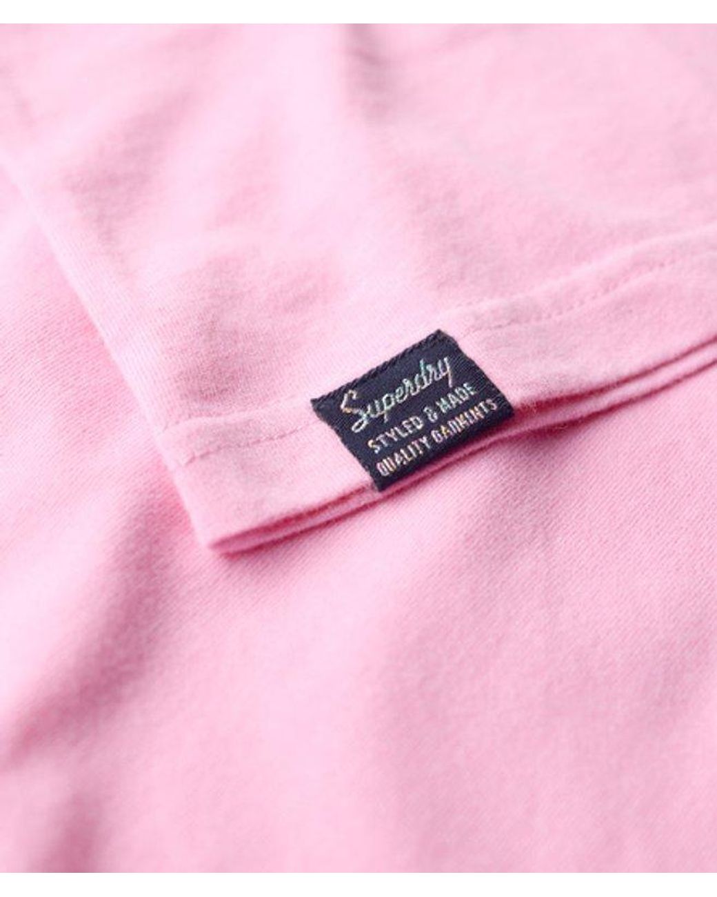 Superdry Pink & Co Vintage Logo Pop Entry T-shirt