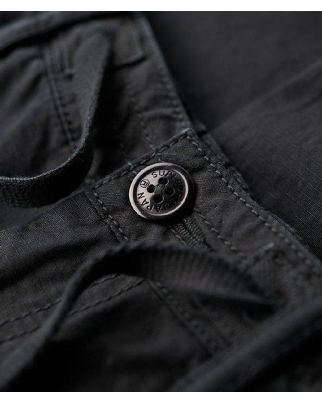 Superdry Black & Co Low Rise Para Cargo Pants