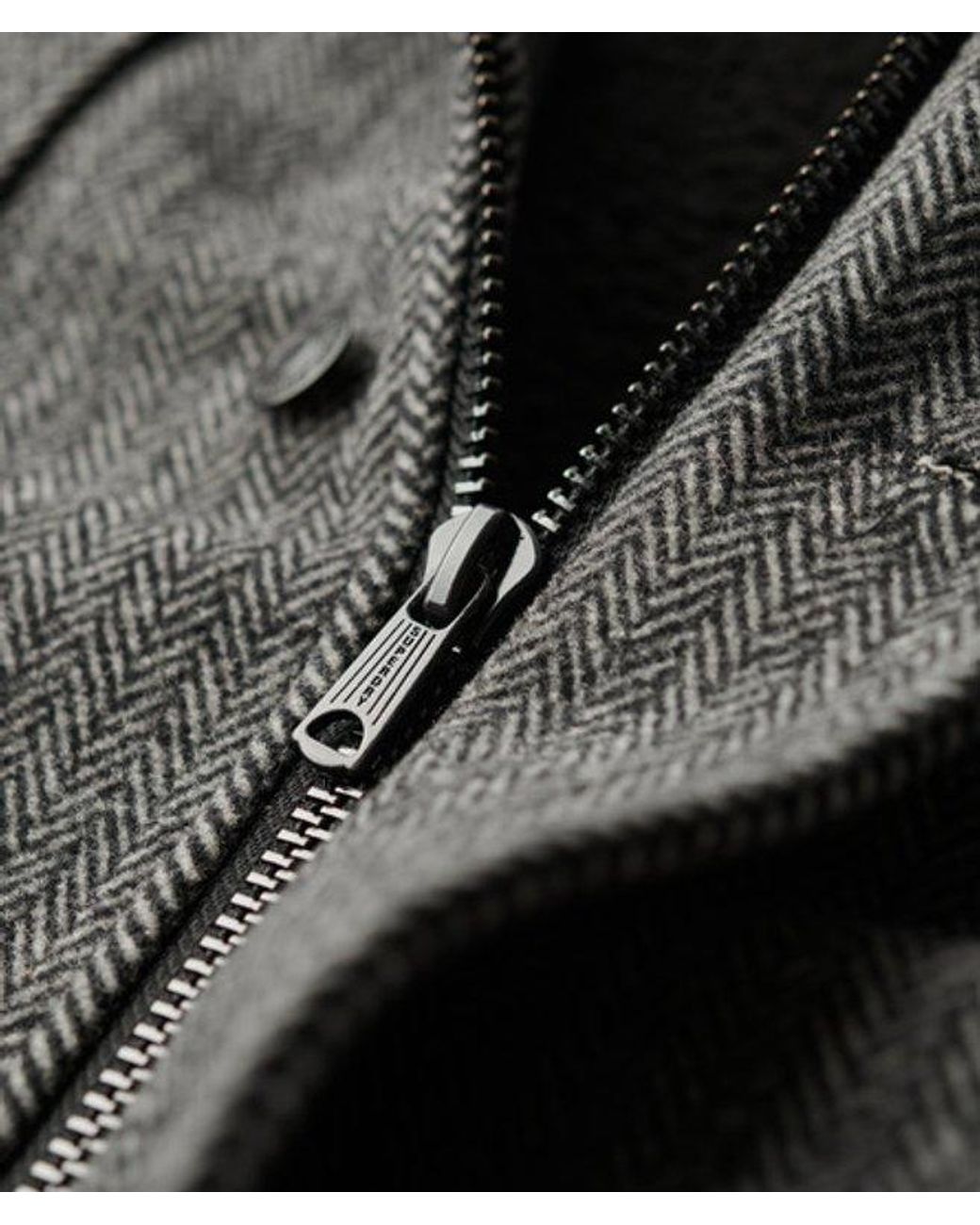 Superdry The Merchant Store-wollen Chore Jas in het Gray voor heren