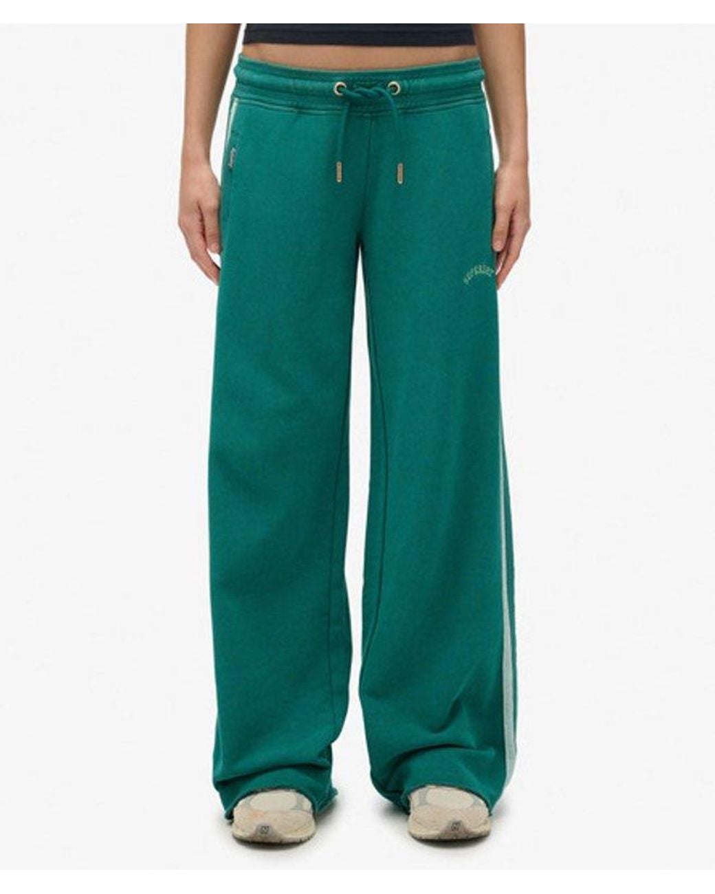 Superdry Blue & Co Athletic Essentials Logo Straight joggers