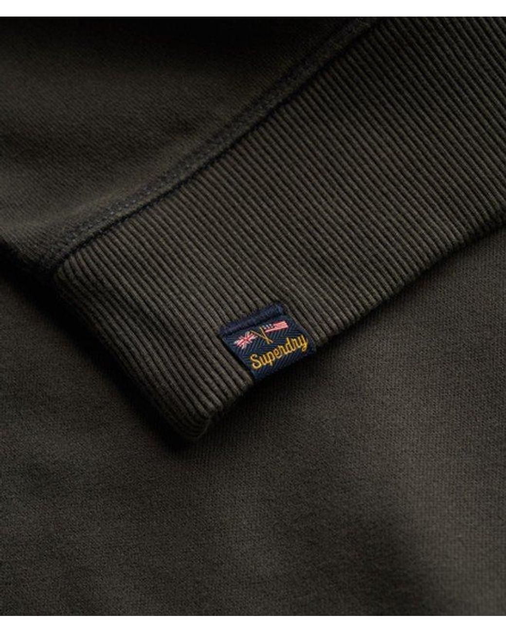 Superdry Gray & Co Athletic Essentials Relaxed Crew Sweatshirt
