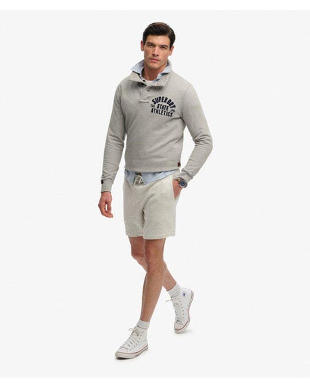 Superdry Gray & Co Essential Logo Classic Shorts for men