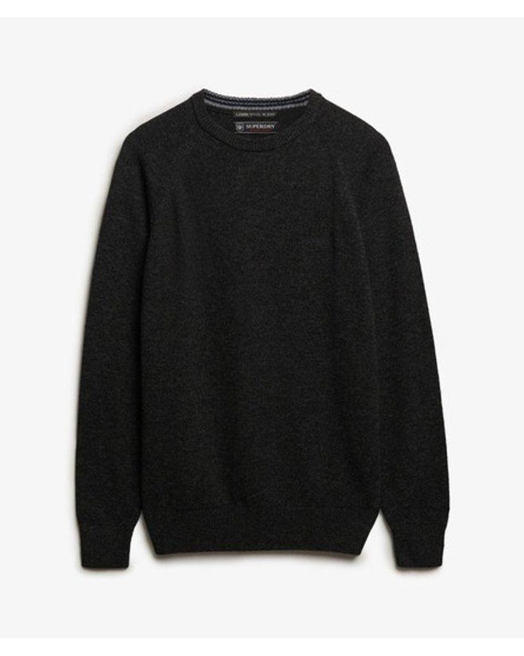 Superdry Black & Co Wool Blend Jumper for men