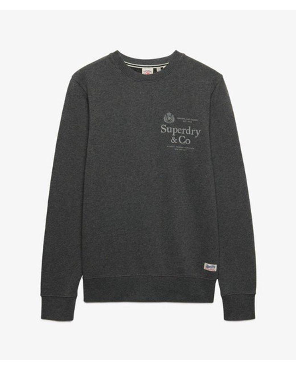 Superdry Gray & Co 1954 Company Relaxed Sweatshirt for men