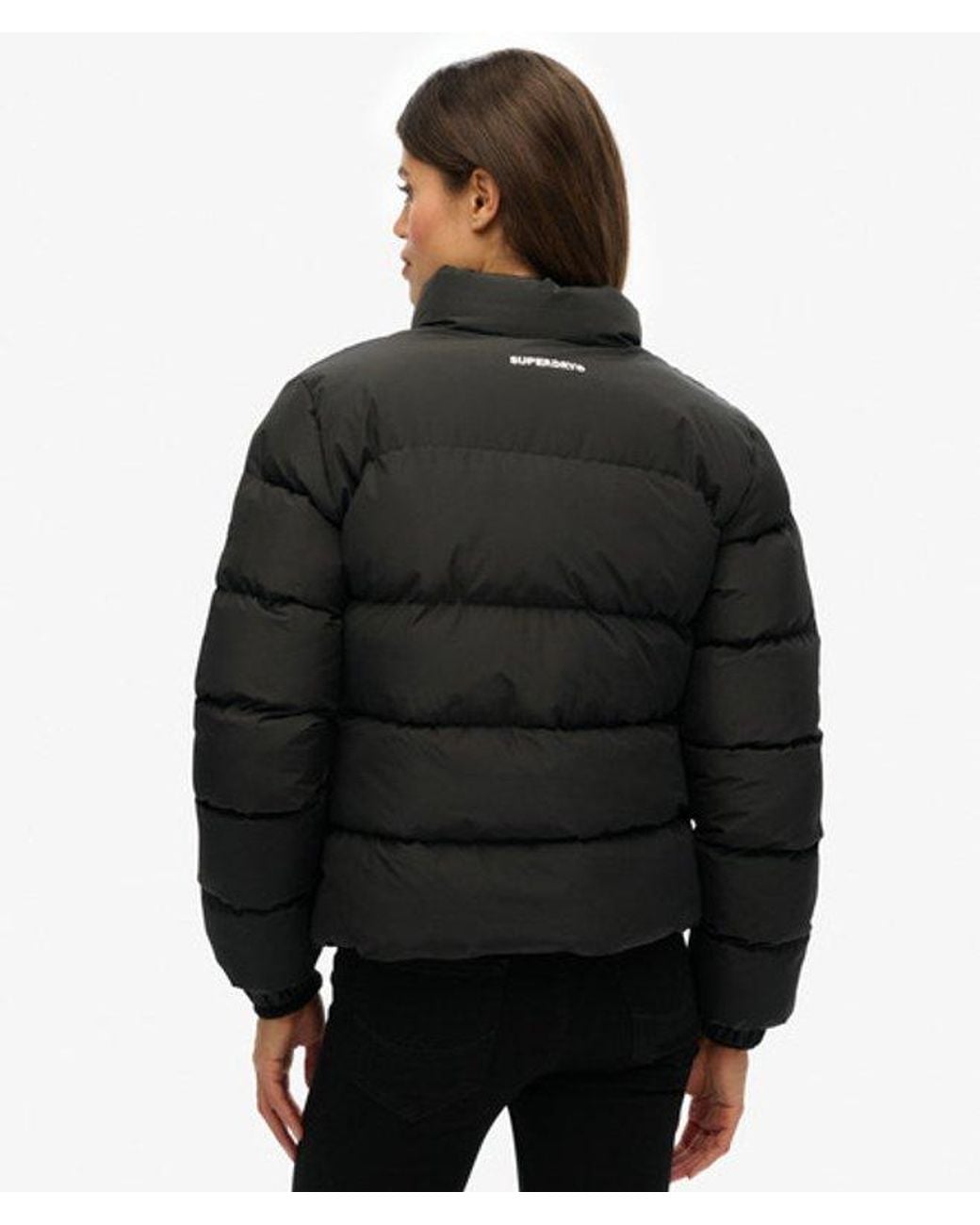 Superdry Black & Co Non Hooded Sports Puffer Jacket