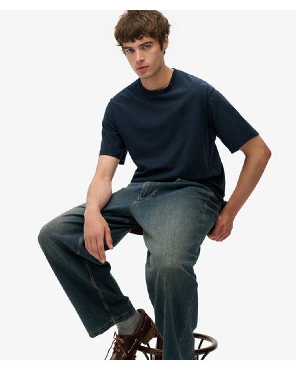 Superdry Blue & Co Oversized T-shirt for men