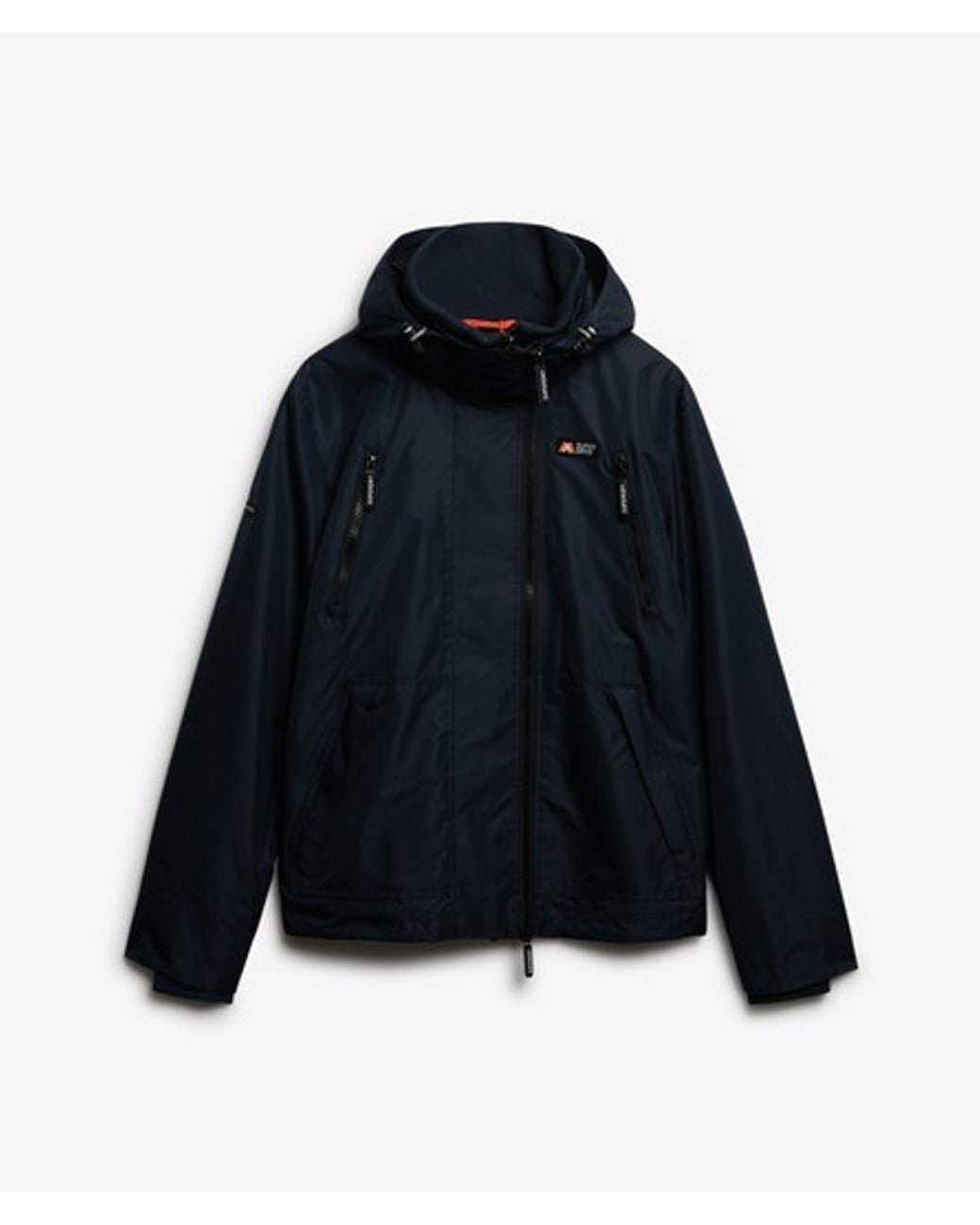 Superdry Blue & Co Hooded Mountain Windbreaker Jacket for men
