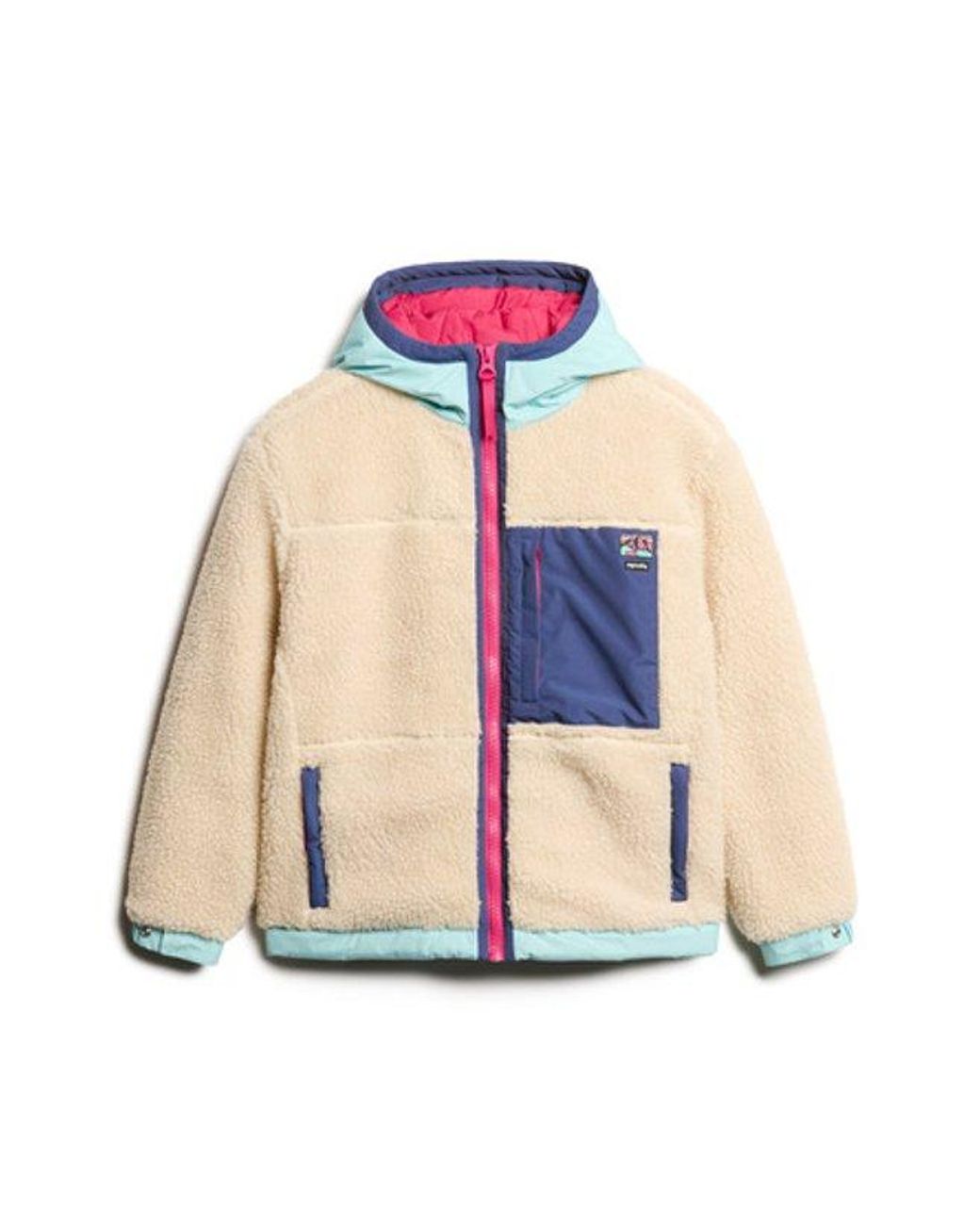 Superdry Natural & Co Vintage Hooded Fleece Jacket