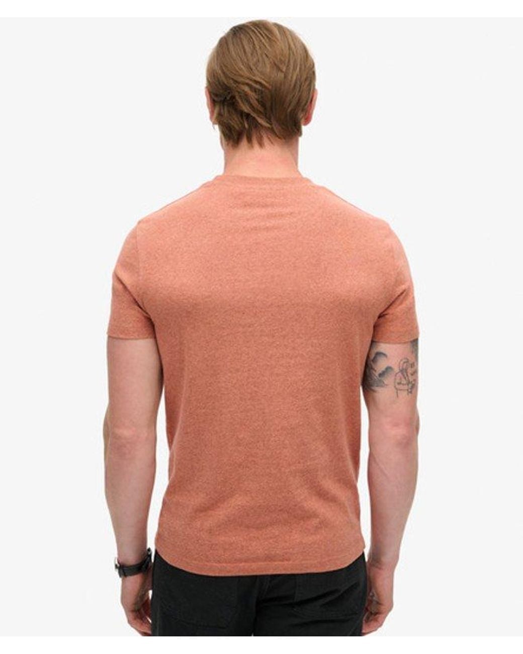 Superdry Red & Co Essential Logo T-shirt for men