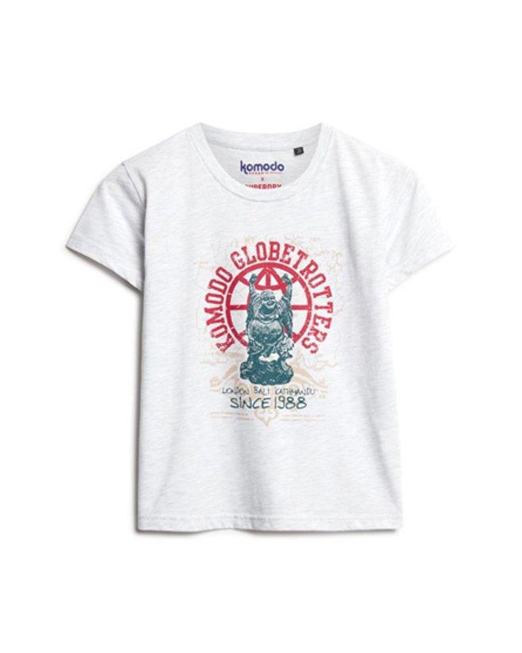 Superdry White & Co X Komodo Globetrotter Fitted T-shirt