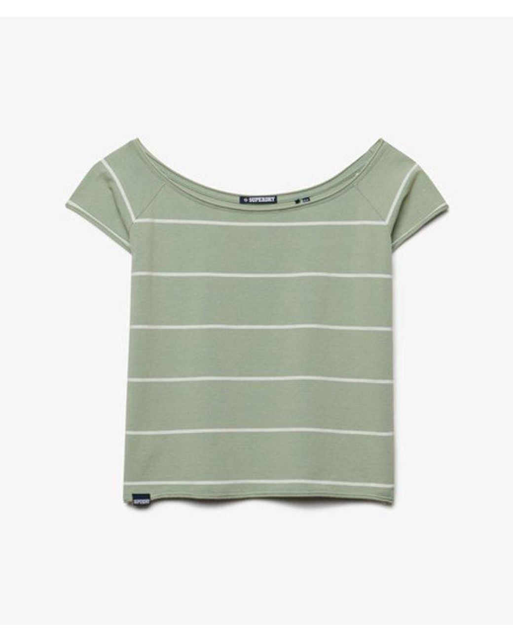 Superdry Natural & Co Bardot Short Sleeve Off Shoulder Top