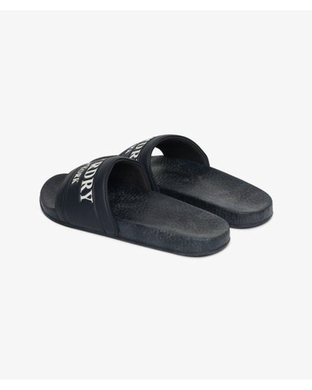 Superdry Blue & Co Destination Pool Sliders