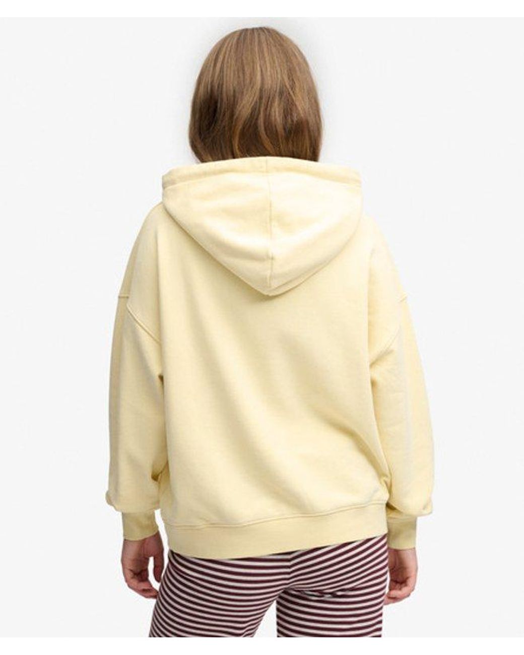 Superdry Natural Luxe Casual Embroidered Relaxed Hoodie