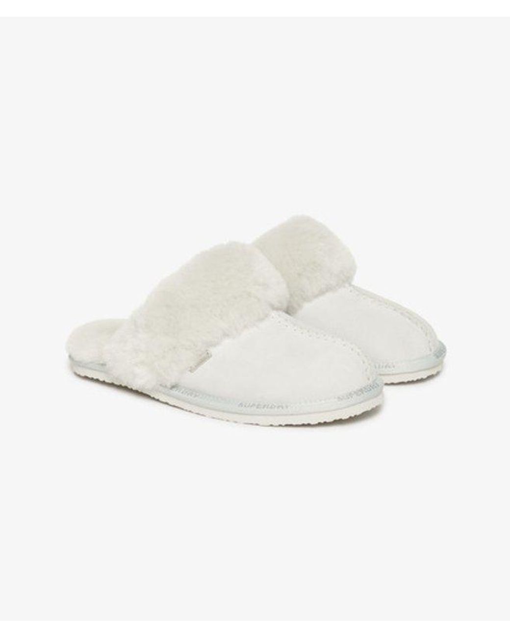 Superdry White & Co Suede Mule Slippers