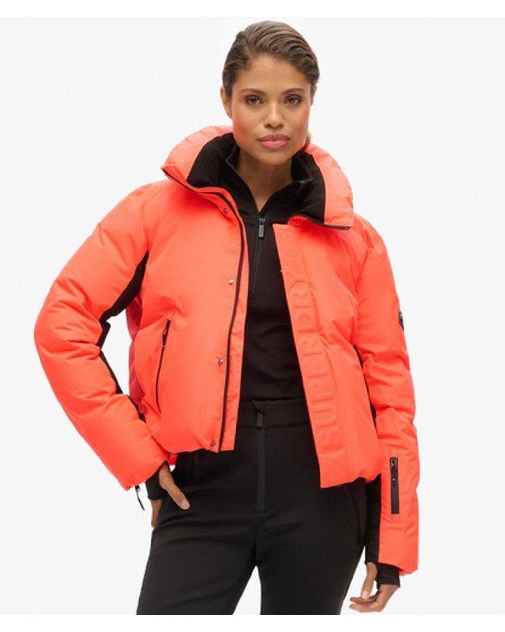 Superdry Red & Co Ski Slalom Puffer Jacket