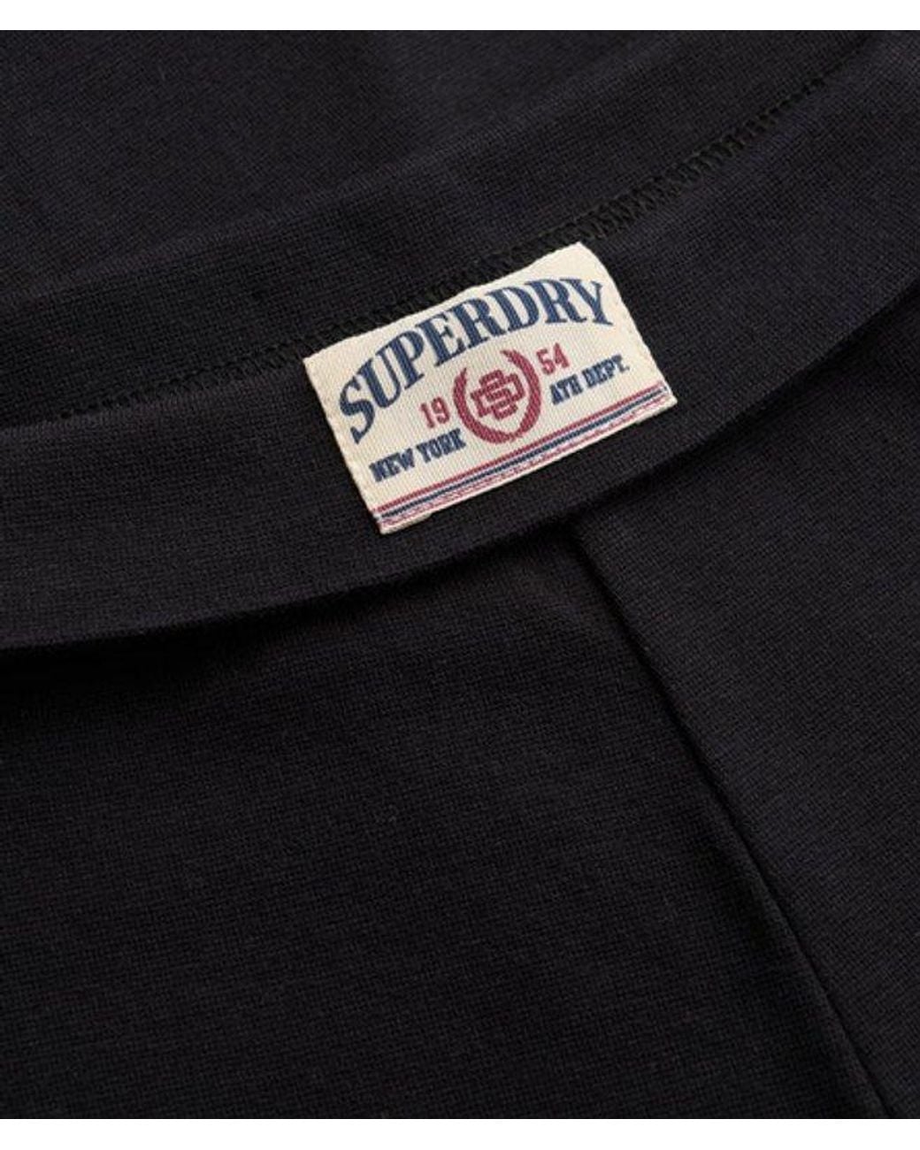 Superdry Black Athletic Essentials Jersey Trousers