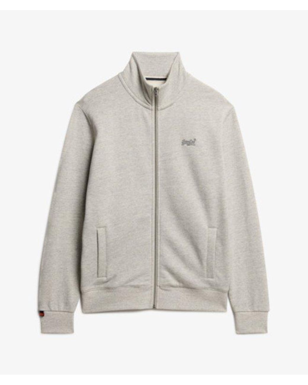 Superdry Gray & Co Essential Logo Track Top for men