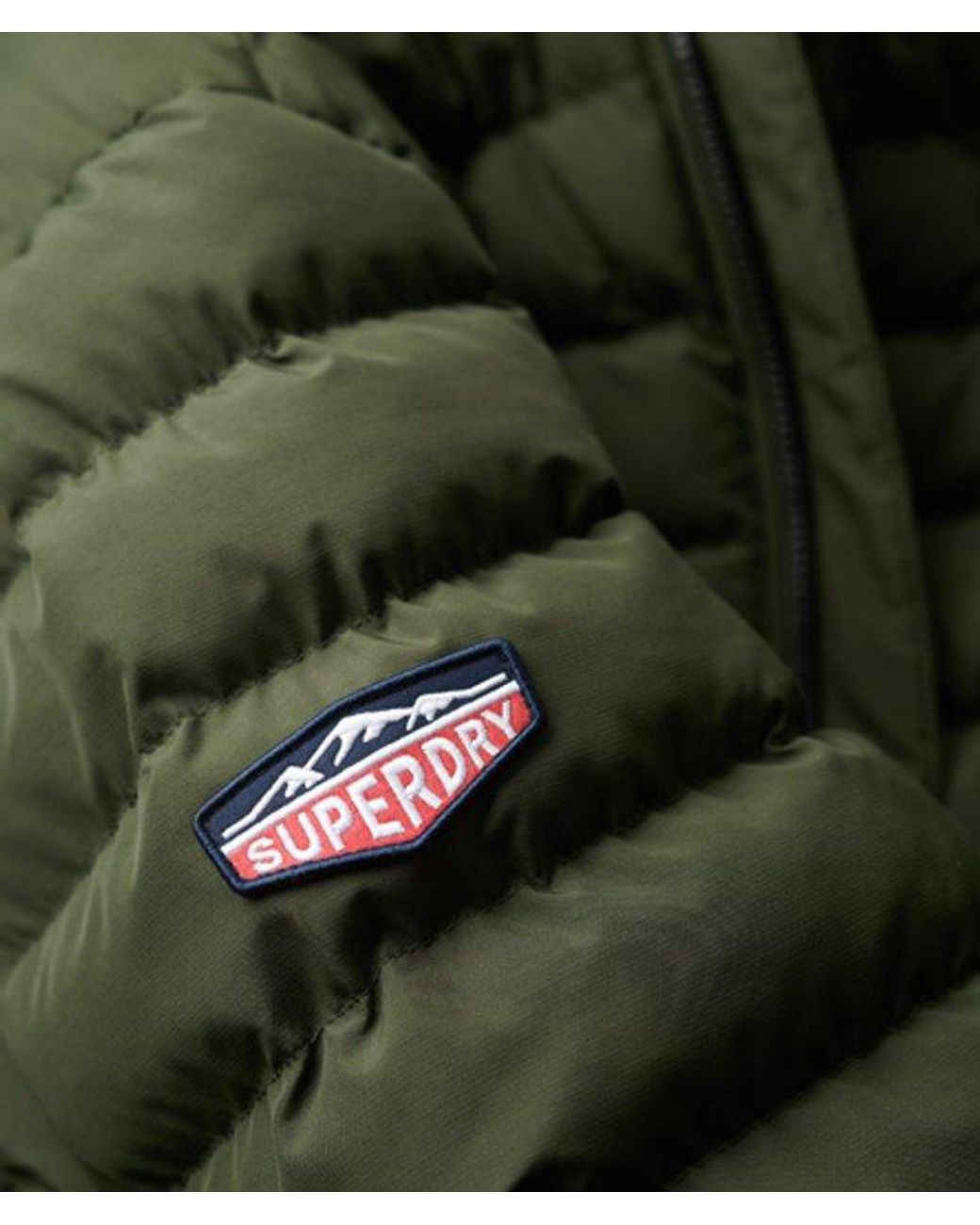 Superdry Green & Co Fuji Printed Padded Jacket for men