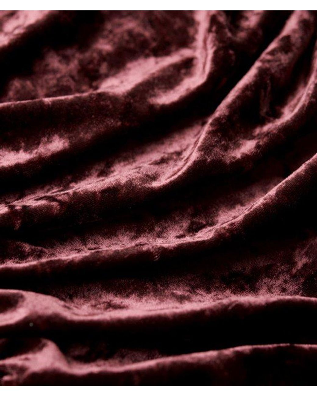 Superdry Red & Co Slim Fit Velvet Bandeau Mini Dress.