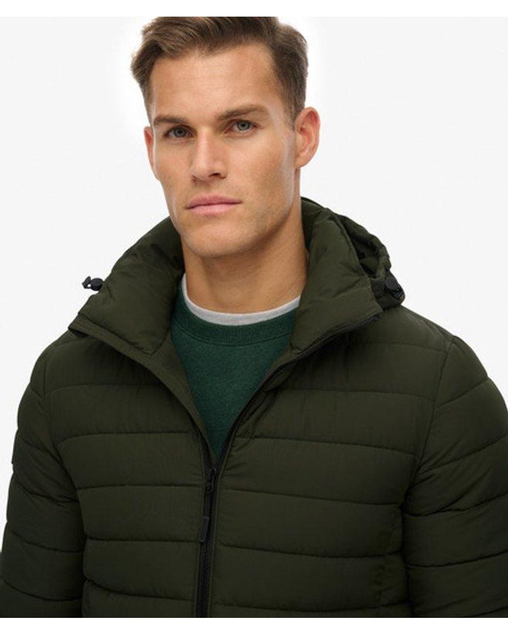 Superdry Green Hooded Fuji Jacket for men