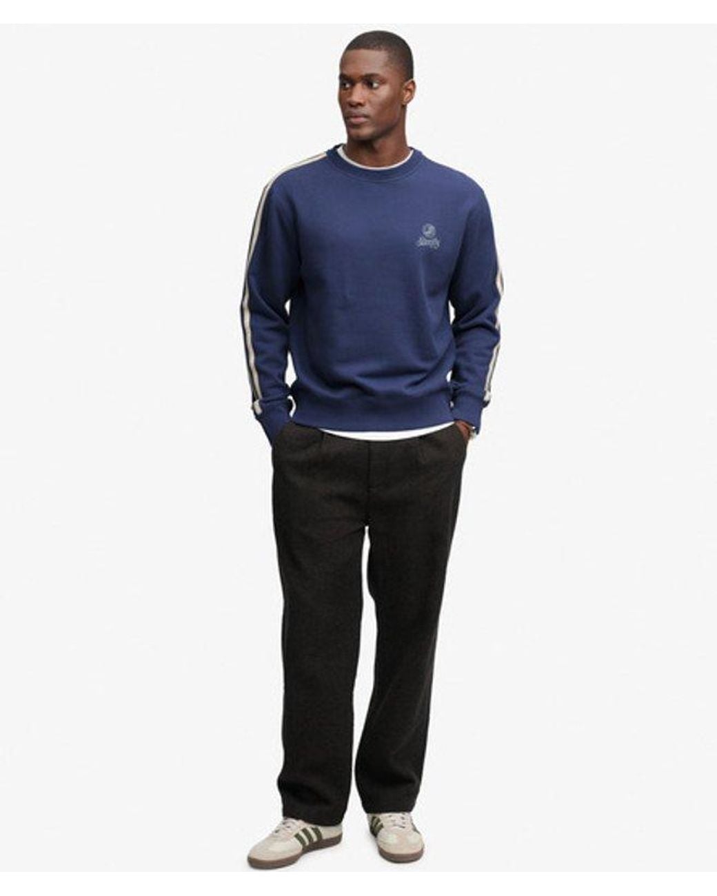 Superdry Blue & Co Athletic Club Graphic Sweatshirt for men
