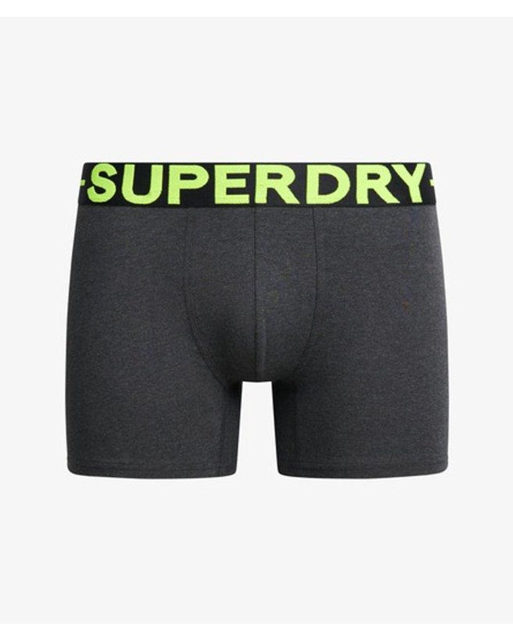 Superdry Boxershort Drieverpakking in het Blue voor heren
