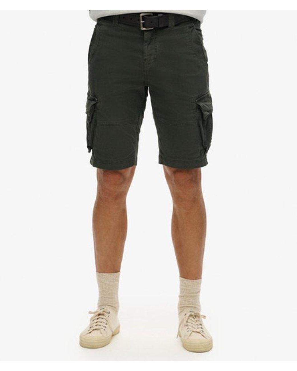 Superdry & Co Core Cargo Short Relaxed Pasvorm in het Black voor heren