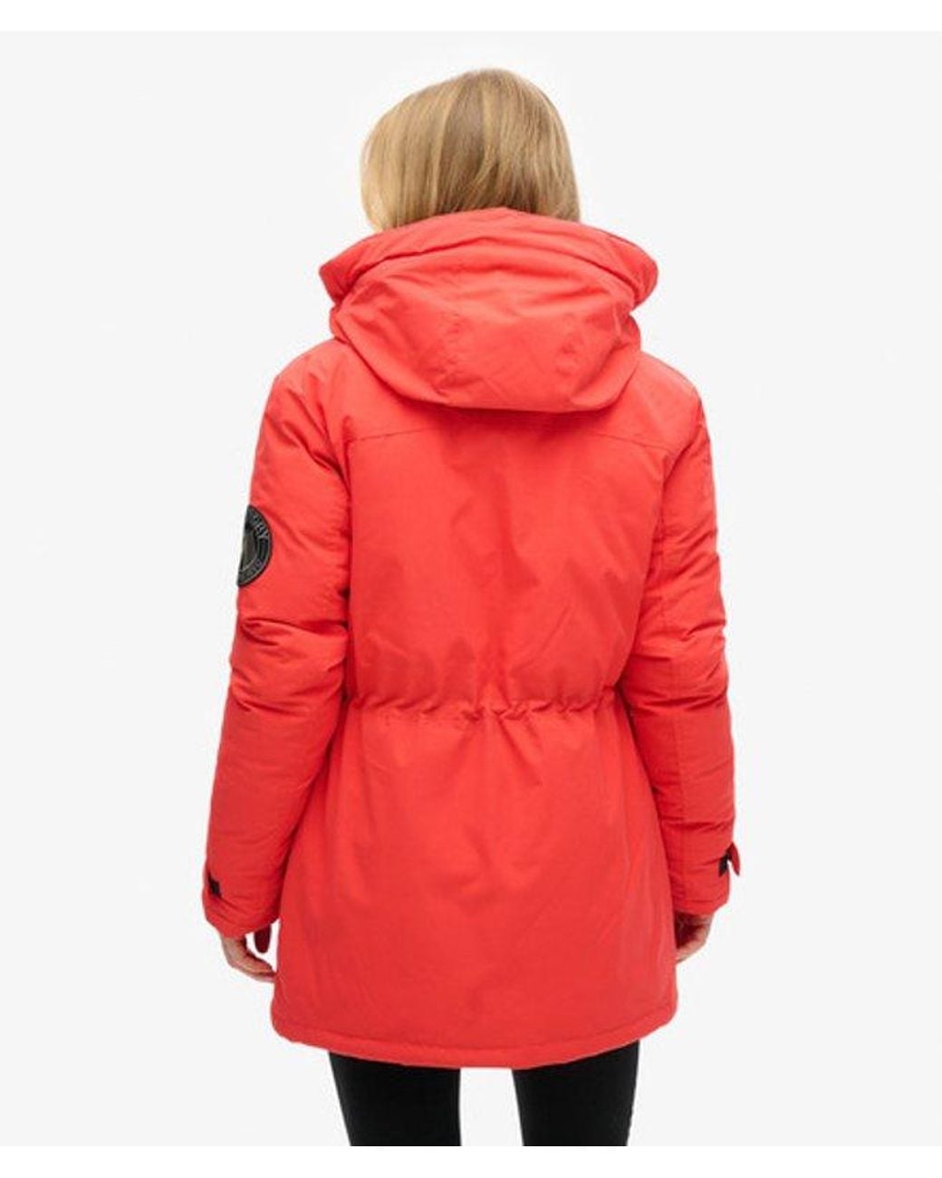 Superdry Red & Co City Padded Parka Jacket