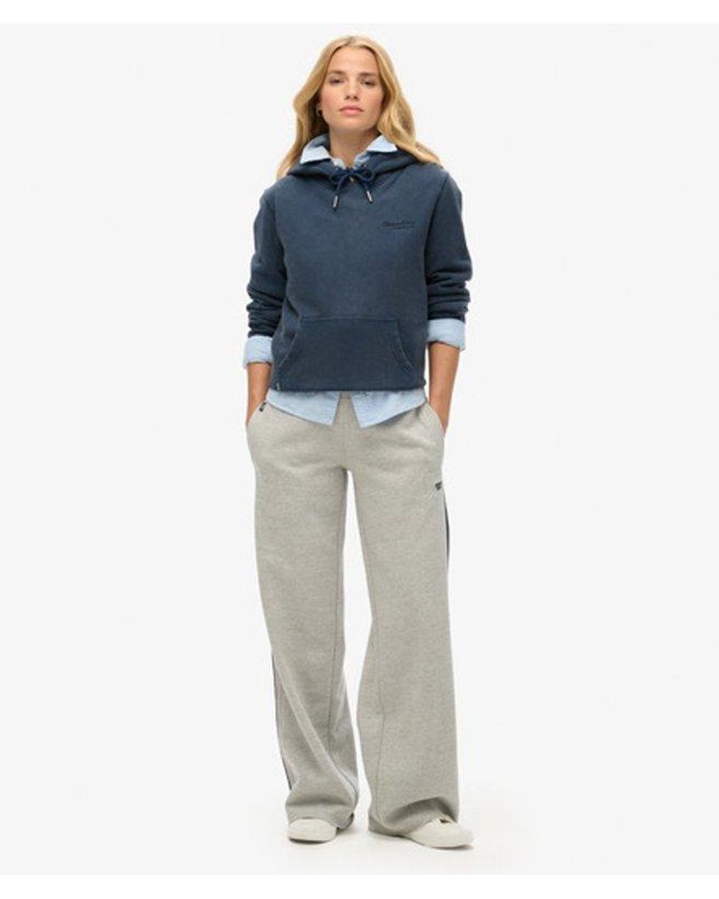 Superdry Blue & Co Essential Logo Straight joggers