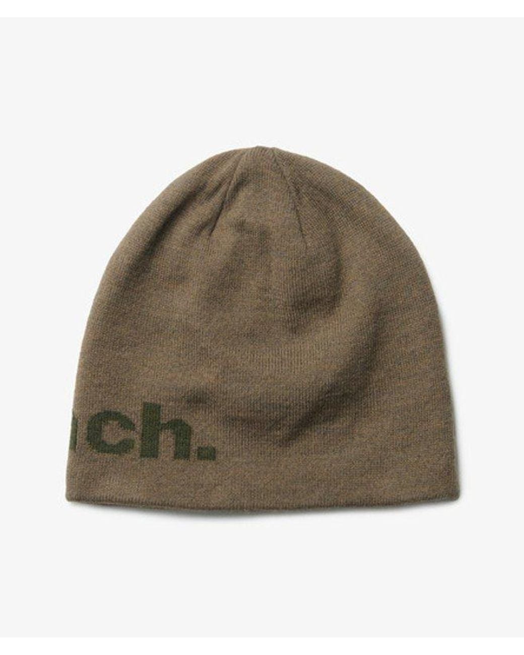 Superdry Green Bench X & Co Bench Jacquard Skater Beanie Hat for men