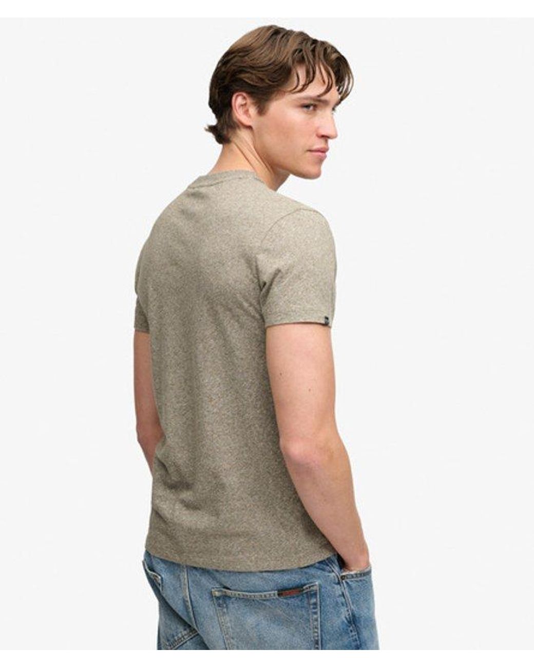 Superdry Green & Co Logo Embroidered T-shirt for men