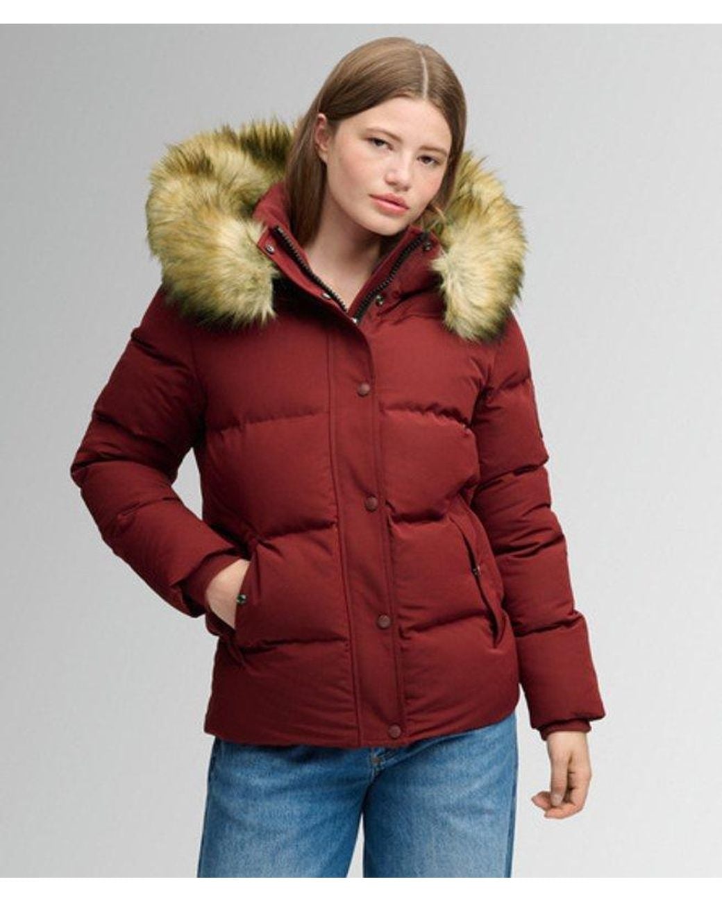 Superdry Red & Co Everest Classic Puffer Jacket
