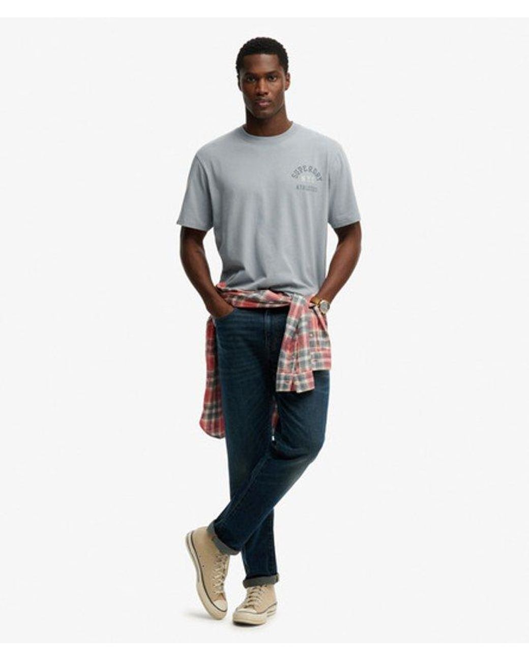 Superdry Gray & Co Athletic Essentials T-shirt for men