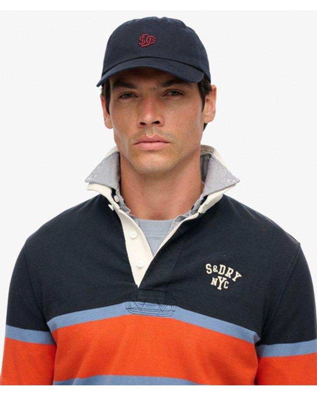 Superdry Blue Sd Embroidered Baseball Cap